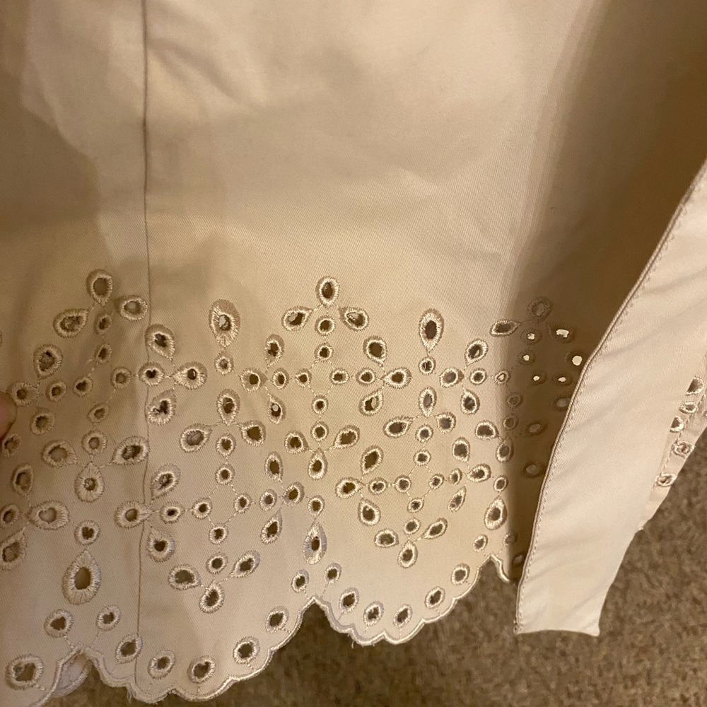 Apt. 9 Embroidered Trench Coat - Picture 4 of 4